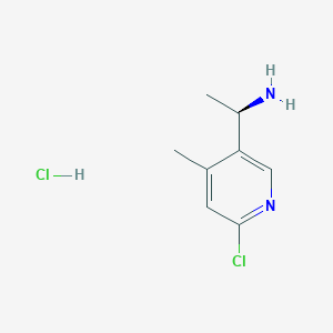 (R)-1-(6-Chloro-4-methylpyridin-3-yl)ethan-1-amine hydrochloride