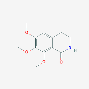 molecular formula C12H15NO4 B12816867 6,7,8-trimethoxy-3,4-dihydroisoquinolin-1(2H)-one 