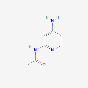 molecular formula C7H9N3O B1281689 N-(4-氨基吡啶-2-基)乙酰胺 CAS No. 75279-39-9