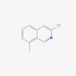 molecular formula C10H8ClN B12816950 3-Chloro-8-methylisoquinoline 