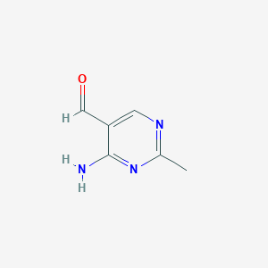 molecular formula C6H7N3O B1281698 4-氨基-2-甲基嘧啶-5-甲醛 CAS No. 73-68-7