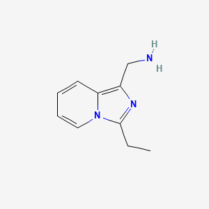 {3-Ethylimidazo[1,5-a]pyridin-1-yl}methanamine