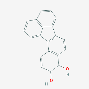 molecular formula C20H14O2 B012817 9,10-Dihydro-9,10-dihydroxybenzo(j)fluoranthene CAS No. 100333-37-7