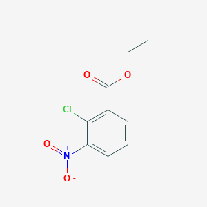 molecular formula C9H8ClNO4 B1281701 Ethyl 2-chloro-3-nitrobenzoate CAS No. 3979-45-1