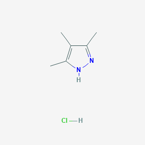 molecular formula C6H11ClN2 B12817014 3,4,5-trimethyl-1H-pyrazole hydrochloride 