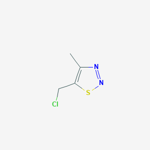 molecular formula C4H5ClN2S B1281703 5-(氯甲基)-4-甲基-1,2,3-噻二唑 CAS No. 82172-42-7