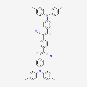 2,2'-(1,4-Phenylene)bis(3-(4-(di-p-tolylamino)phenyl)acrylonitrile)