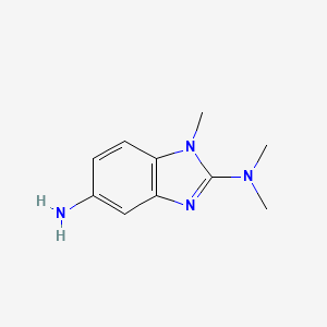 molecular formula C10H14N4 B12817060 N2,N2,1-Trimethyl-1H-benzo[d]imidazole-2,5-diamine 