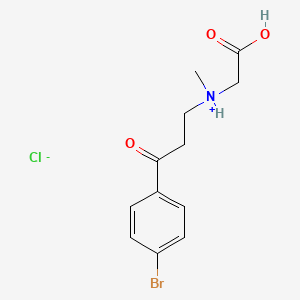 N-(3-(4-Bromophenyl)-3-oxopropyl)-N-methylglycine hydrochloride