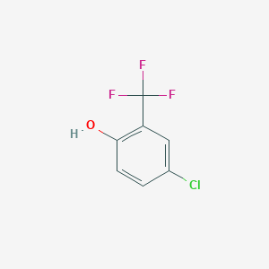 molecular formula C7H4ClF3O B1281707 4-Chloro-2-(trifluoromethyl)phenol CAS No. 53903-51-8