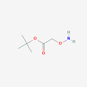 molecular formula C6H13NO3 B1281709 tert-Butyl 2-(aminooxy)acetate CAS No. 56834-02-7