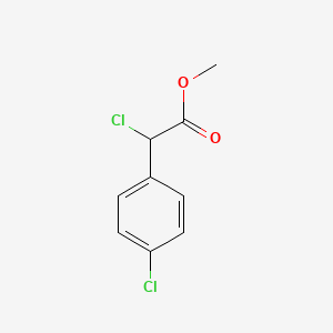 molecular formula C9H8Cl2O2 B1281713 Methyl 2-chloro-2-(4-chlorophenyl)acetate 
