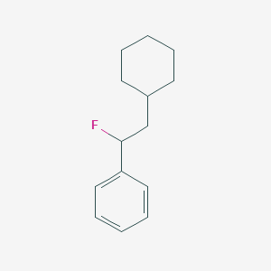 (2-Cyclohexyl-1-fluoroethyl)benzene