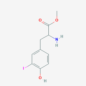 Methyl 2-azanyl-3-(3-iodanyl-4-oxidanyl-phenyl)propanoate