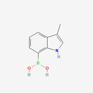 (3-methyl-1H-indol-7-yl)boronic acid