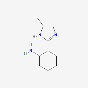 2-(4-Methyl-1H-imidazol-2-yl)cyclohexanamine