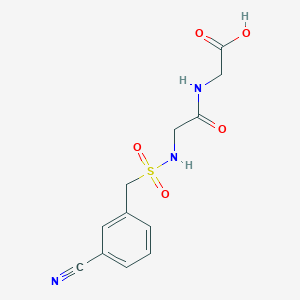 ((3-Cyanobenzyl)sulfonyl)glycylglycine