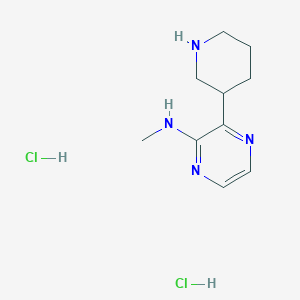 N-Methyl-3-(piperidin-3-yl)pyrazin-2-amine dihydrochloride