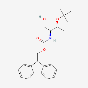 molecular formula C23H29NO4 B12817295 (9H-Fluoren-9-yl)methyl ((2S,3R)-3-(tert-butoxy)-1-hydroxybutan-2-yl)carbamate 