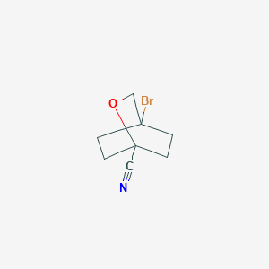 4-Bromo-2-oxabicyclo[2.2.2]octane-1-carbonitrile