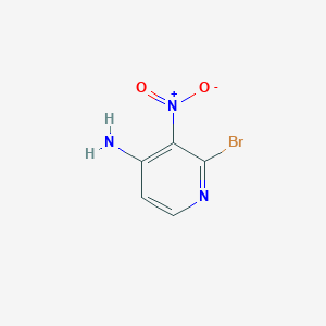 molecular formula C5H4BrN3O2 B1281732 2-溴-3-硝基吡啶-4-胺 CAS No. 84487-14-9