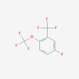 4-Fluoro-1-(trifluoromethoxy)-2-(trifluoromethyl)benzene