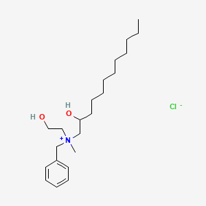 N-Methyl-N-(2-hydroxyethyl)-N-(2-hydroxydodecyl)-N-benzyl ammonium chloride