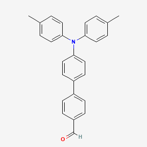 molecular formula C27H23NO B12817416 4'-(Di-p-tolylamino)-[1,1'-biphenyl]-4-carbaldehyde 