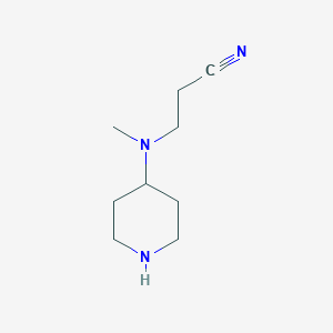 3-(Methyl(piperidin-4-yl)amino)propanenitrile