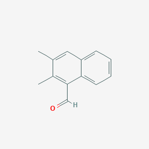 molecular formula C13H12O B12817518 2,3-Dimethyl-1-naphthaldehyde CAS No. 5811-89-2