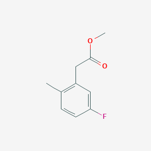 molecular formula C10H11FO2 B12817525 Methyl 2-(5-fluoro-2-methylphenyl)acetate 