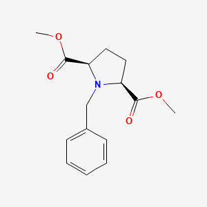 cis-Dimethyl 1-benzylpyrrolidine-2,5-dicarboxylate