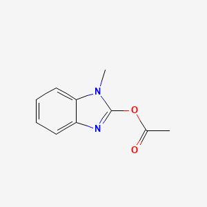 1-Methyl-1H-benzo[d]imidazol-2-yl acetate