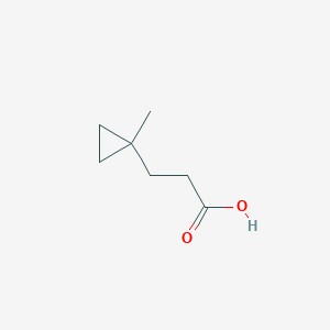 molecular formula C7H12O2 B1281757 3-(1-甲基环丙基)丙酸 CAS No. 87433-66-7
