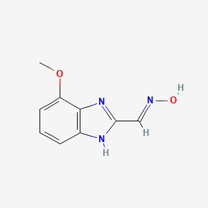 4-Methoxy-1H-benzo[d]imidazole-2-carbaldehyde oxime