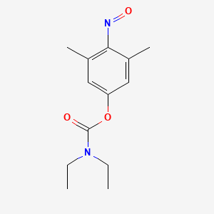 Carbamic acid, diethyl-, 4-nitroso-3,5-xylyl ester