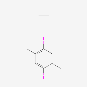 1,4-Diiodo-2,5-dimethylbenzene;ethene