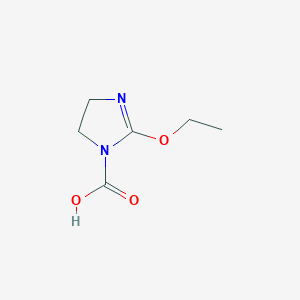 2-Ethoxy-4,5-dihydro-1H-imidazole-1-carboxylic acid