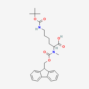 molecular formula C27H34N2O6 B12817747 Fmoc-N-methyl-L-lysine(Boc) 