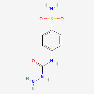molecular formula C7H10N4O3S B1281777 N-(4-磺酰胺基苯基)肼基甲酰胺 CAS No. 87013-80-7