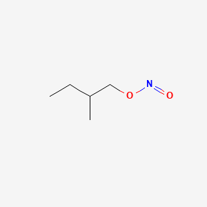 molecular formula C5H11NO2 B12817782 2-Methylbutyl nitrite CAS No. 1653-56-1