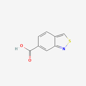 molecular formula C8H5NO2S B12817830 Benzo[c]isothiazole-6-carboxylic acid 