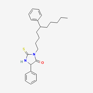 5-Phenyl-3-(5-phenyldecyl)-2-thioxoimidazolidin-4-one