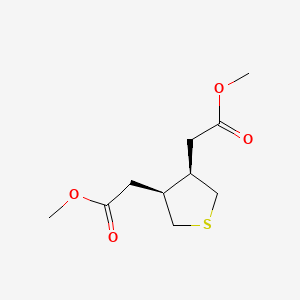 Rel-dimethyl 2,2'-((3R,4S)-tetrahydrothiophene-3,4-diyl)diacetate