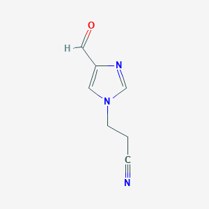 3-(4-Formyl-1H-imidazol-1-yl)propanenitrile