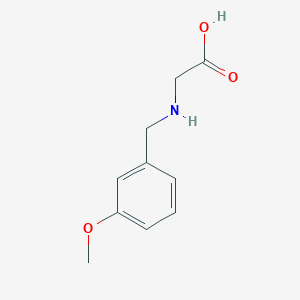 molecular formula C10H13NO3 B1281792 N-(3-甲氧基苄基)甘氨酸 CAS No. 756754-04-8