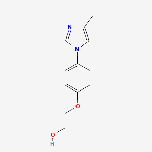 2-(4-(4-methyl-1H-imidazol-1-yl)phenoxy)ethanol