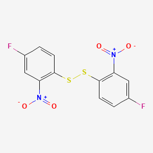 molecular formula C12H6F2N2O4S2 B1281798 Bis(4-fluoro-2-nitrophenyl) disulfide CAS No. 796-69-0