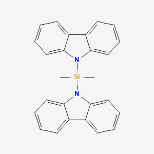 molecular formula C26H22N2Si B12818004 Di(9H-carbazol-9-yl)dimethylsilane 