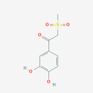 1-(3,4-Dihydroxyphenyl)-2-(methylsulfonyl)ethanone